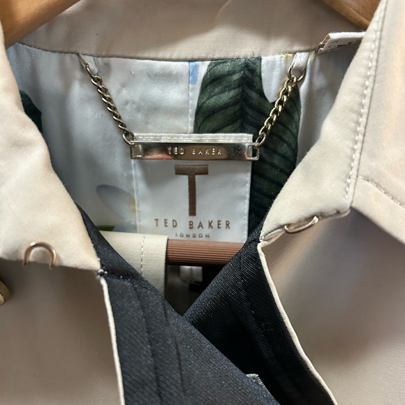 TED BAKER TRENCH RAIN COAT SIZE 1 - Picture 3 of 11